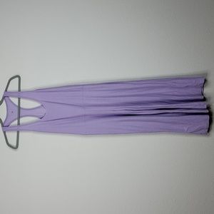 Beyond Yoga Baggy Jumpsuit Racerback Light Purple Athleisure Trendy Womens XS